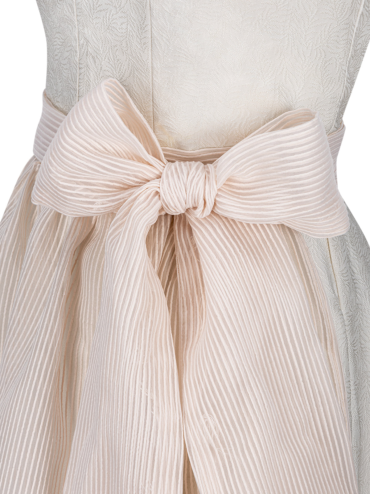 Trachten-Dirndl Weber in Beige – Frontreißverschluss