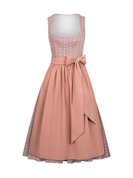 Festliches Dirndl Raven | Rosa | Herz-Ausschnitt