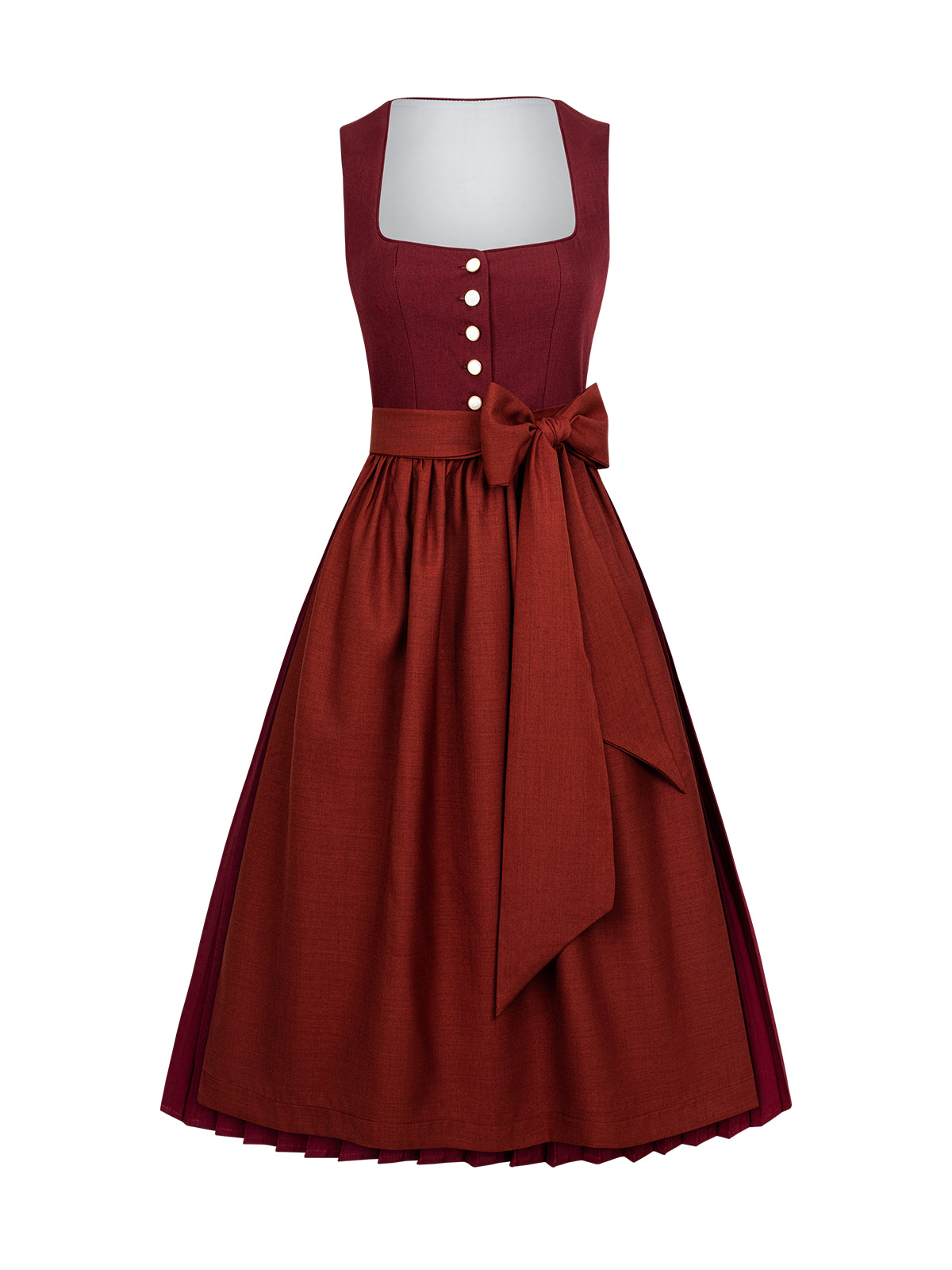 Cici Dirndl im traditionellen Stil in Rot