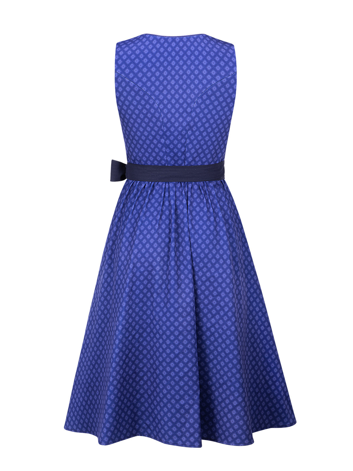 Daniela Dirndl im traditionellen Stil in Blau