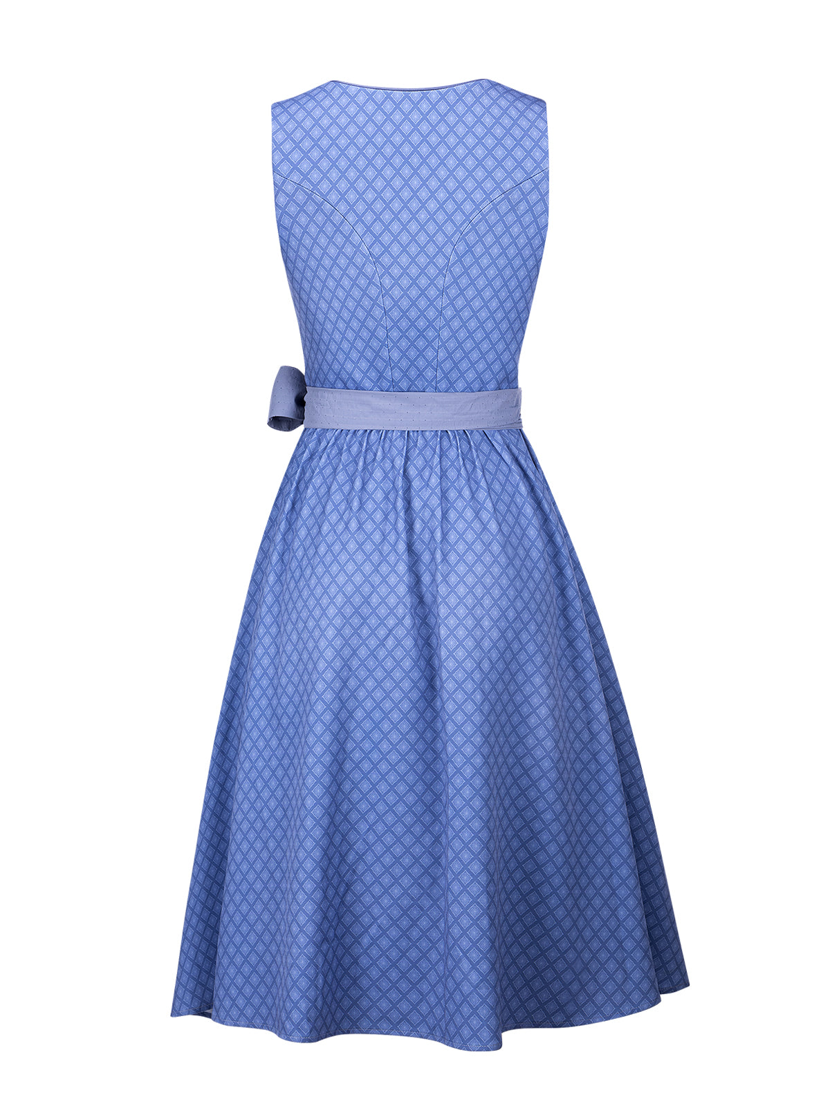 Damen Dirndl Daniela Hell mit Knopfverschluss – Blau