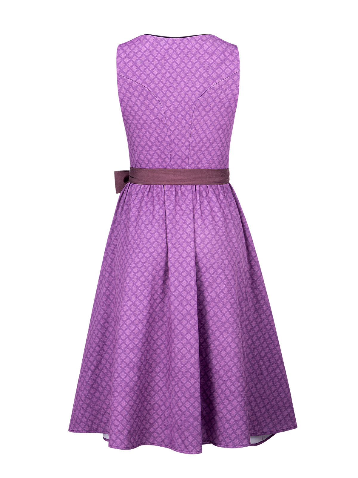 Wiesn Look Daniela – Dirndl in Lila mit Herz-Ausschnitt