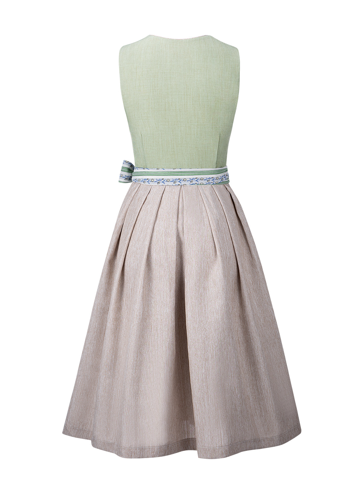 Kristin Grun | Dirndl für Damen | Grün | Gerader Ausschnitt