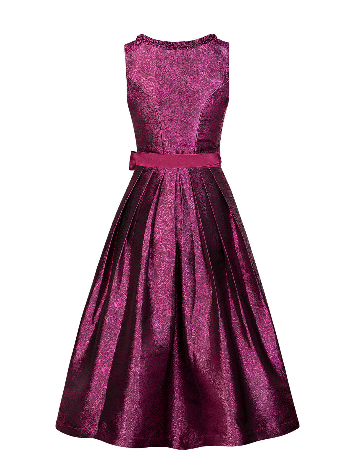 Traditionelles Trachtenkleid Julia Dusty Rose in Pink mit Frontreißverschluss