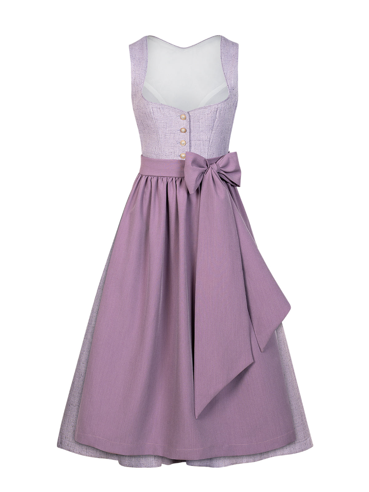 Festliches Dirndl Amana | Lila | Herz-Ausschnitt