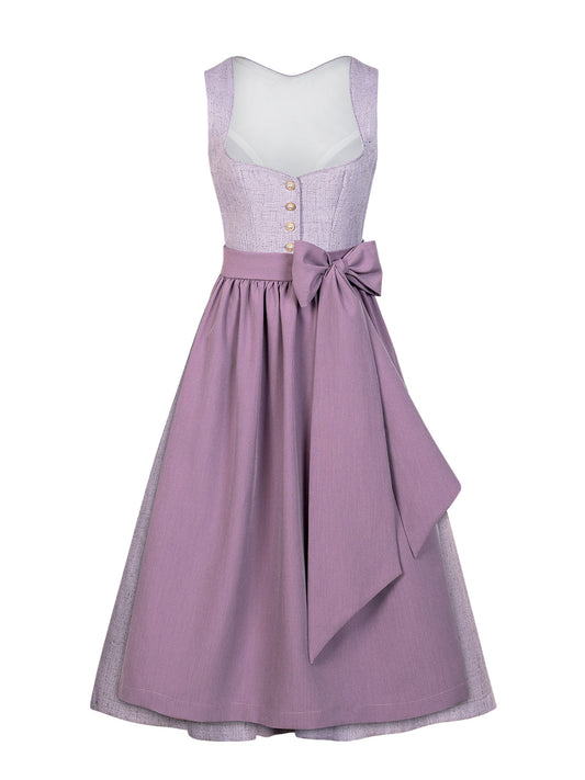 Festliches Dirndl Amana | Lila | Herz-Ausschnitt