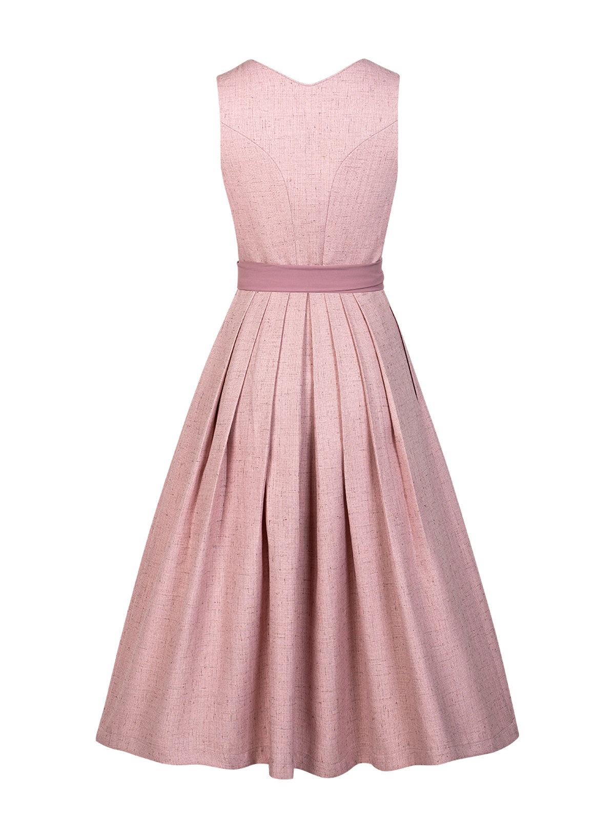Trachten-Dirndl Amana in Rosa – Knopfverschluss