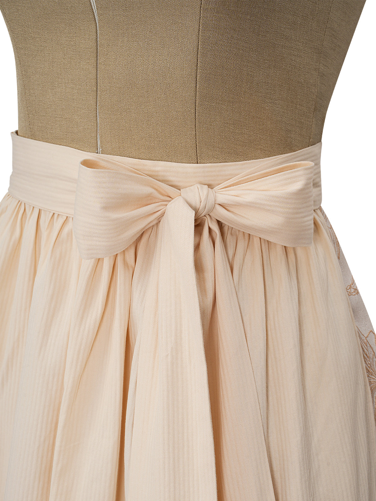 Vanessa Khaki | Dirndl für Damen | Braun | Gerader Ausschnitt