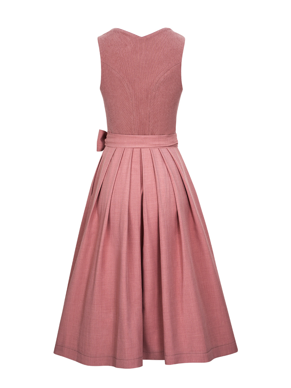 Traditionelles Trachtenkleid Kira in Rosa mit Frontreißverschluss