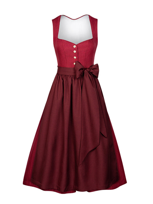 Amana Dirndl im traditionellen Stil in Rot