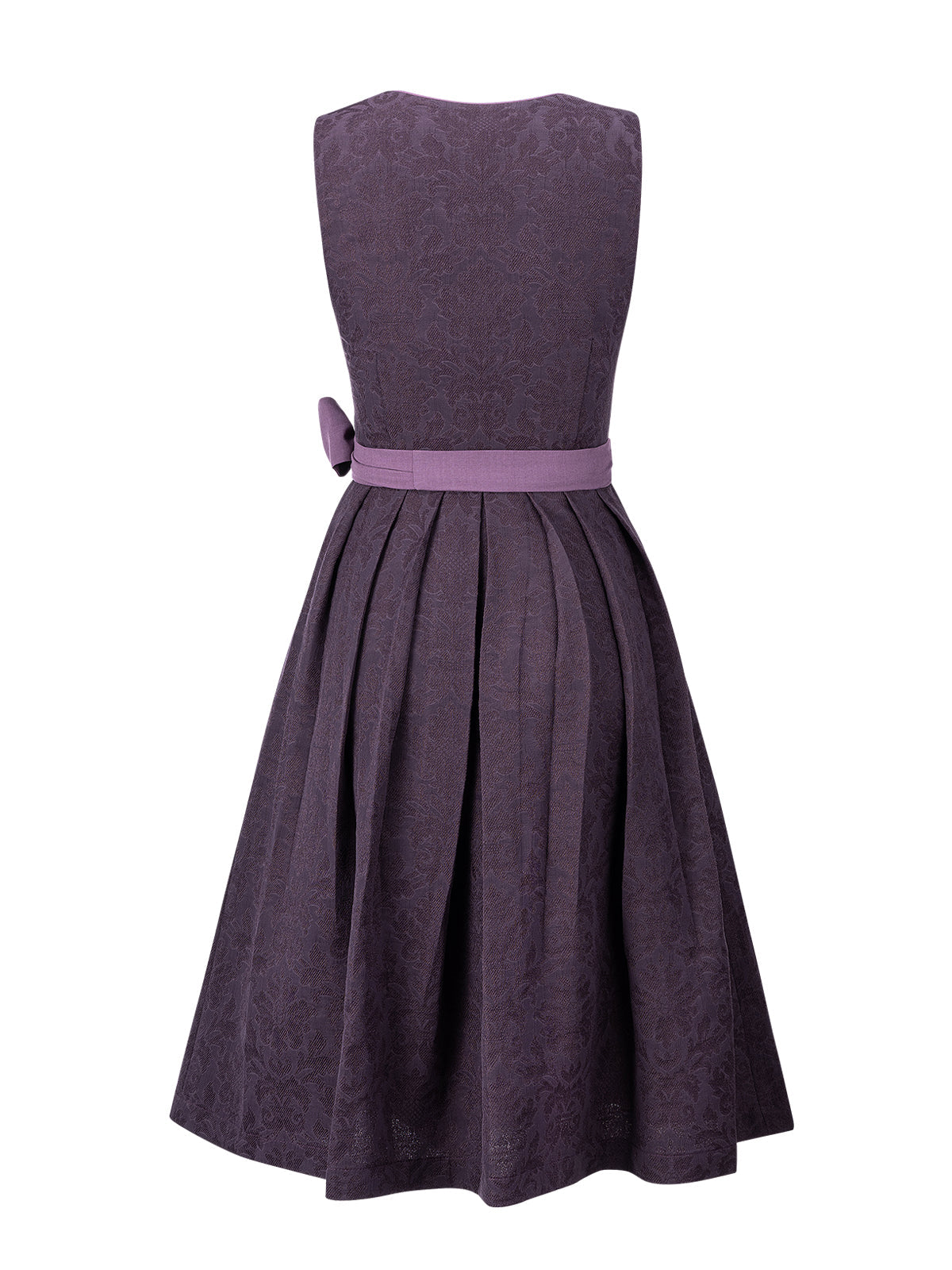 Dirndl Akela in Lila mit Gerader Ausschnitt