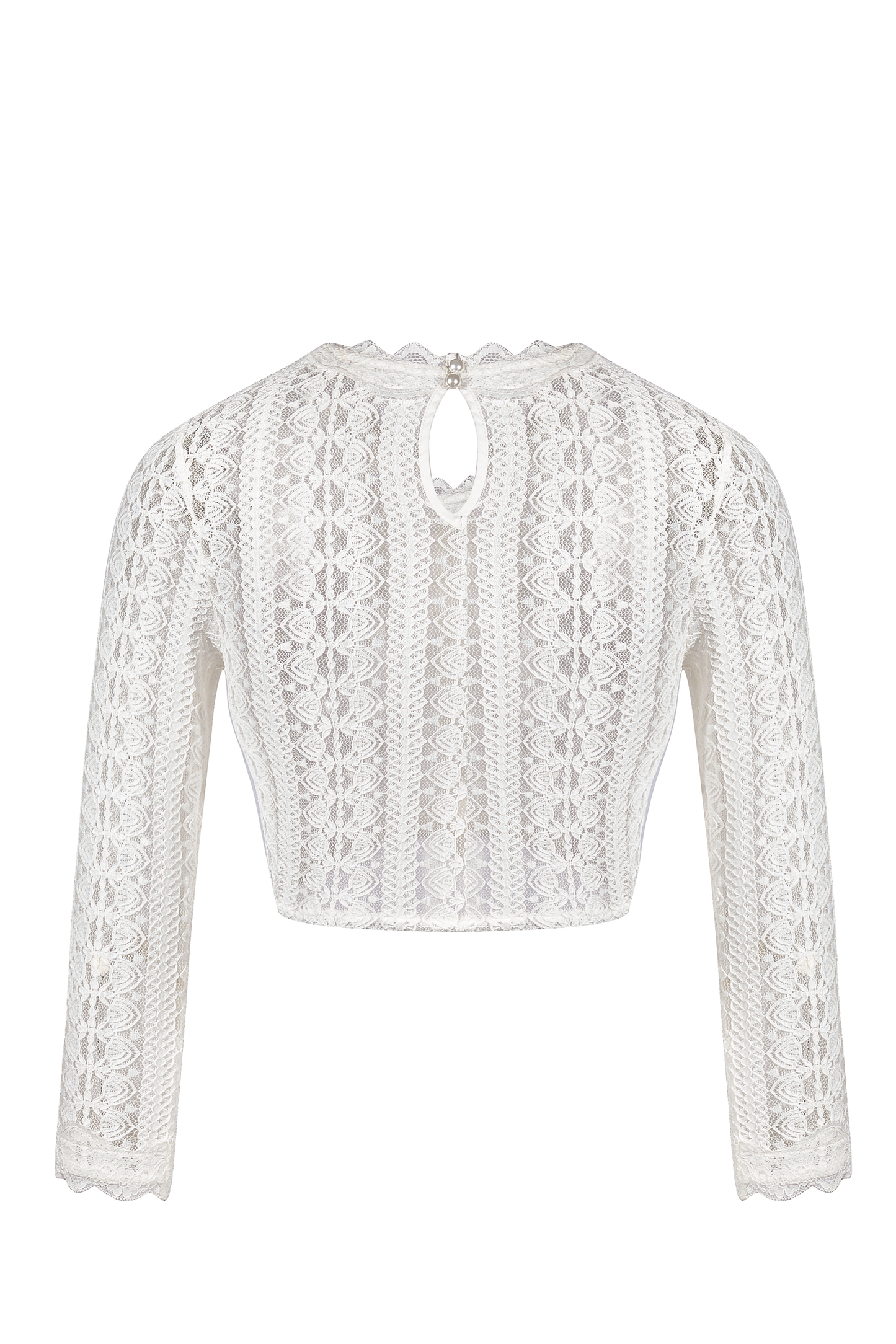 Bluse zum Dirndl Nele mit Rundhals
