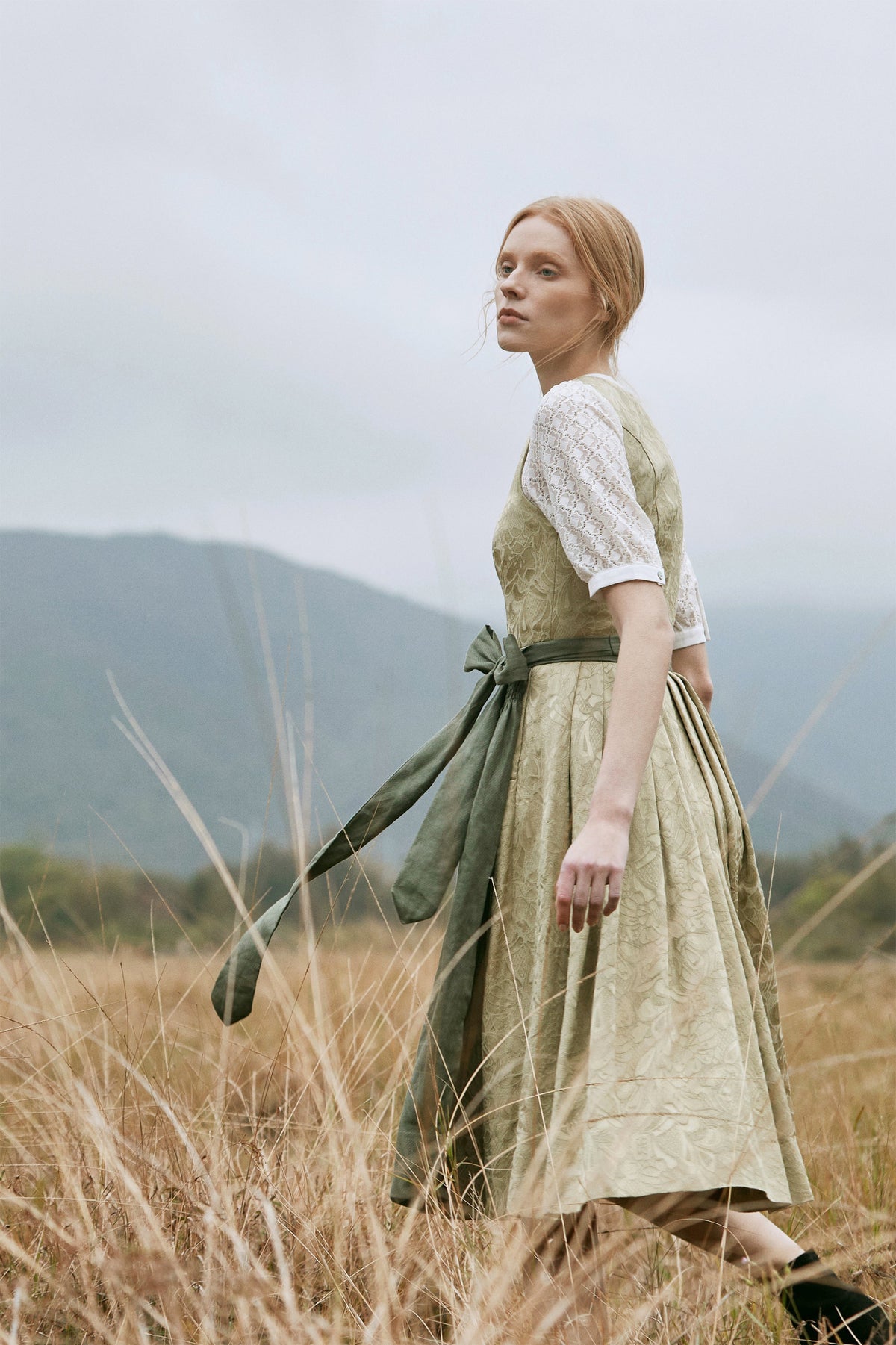 Rosalie Helles Grun Dirndl im traditionellen Stil in Grün