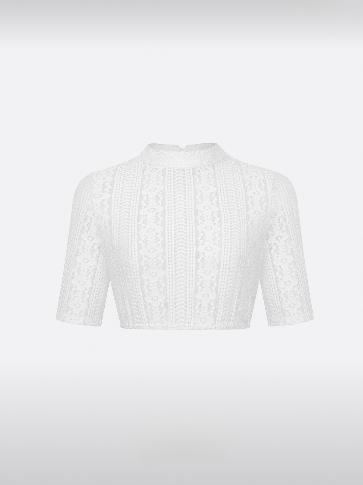 Bluse zum Dirndl Andora mit Hochgeschlossen